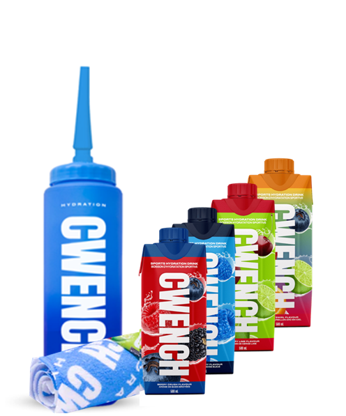 Set: Spouted Water Bottle plus 4 RTD und Towel