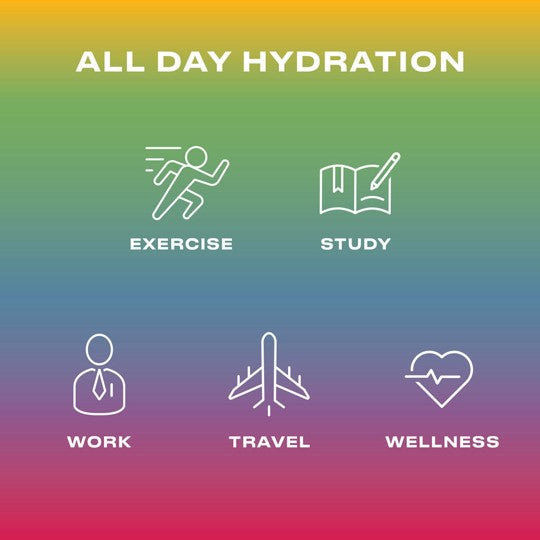 Hydratationsmischung * Rainbow Swirl 45 Pack
