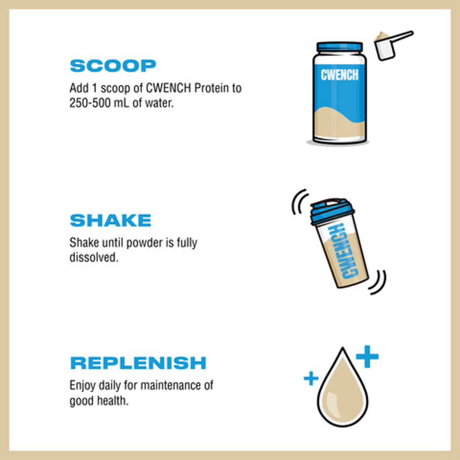 CWENCH Whey Protein - Vanille