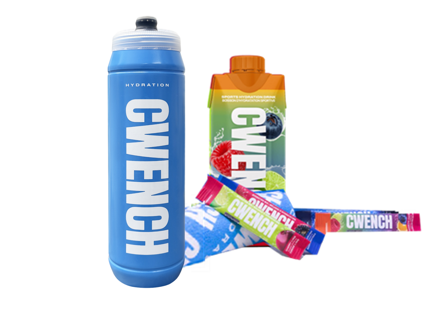 Set: Team Bottle, 4 Sticks, RTD Rainbow Swirl und Towel