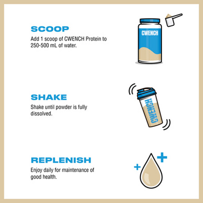 CWENCH Protein Vegane - Vanille