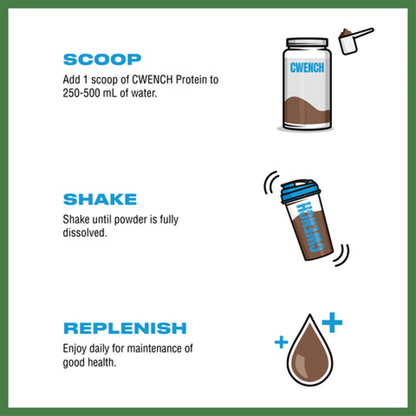 CWENCH Protein Vegane  - Schokolade