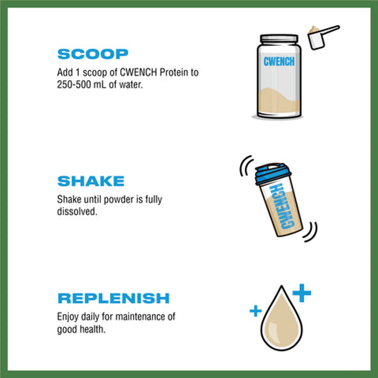 CWENCH Protein Vegane - Vanille